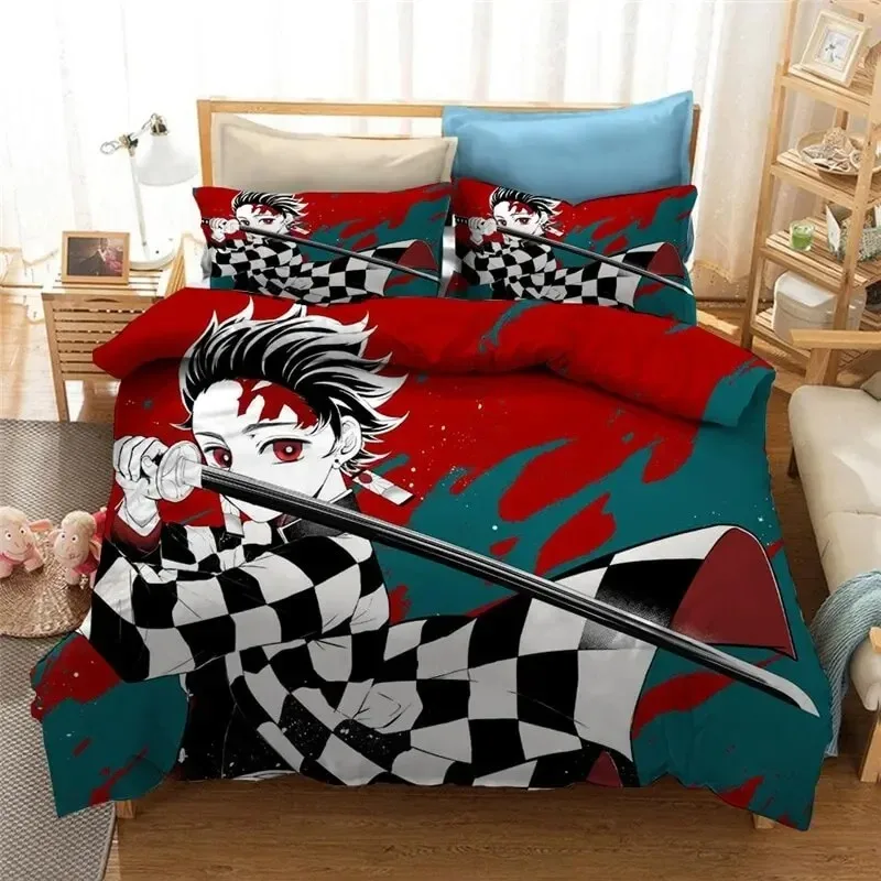 3D Printed D-Demon S-Slayer Bedding Set Queen/King Duvet Cover and Pillowcase Bedroom Decor, Teen Boys and Girls Gift
3D Printed D-Demon S-Slayer Bedding Set Queen/King Duvet Cover and Pillowcase Bedroom Decor, Teen Boys and Girls Gift