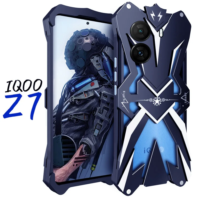 Applicable to Iqooz7 Phone Case Metal Iqooz7i Phone Case Iqooz7x Protective Shell Shockproof and Drop-Resistant
Applicable to Iqooz7 Phone Case Metal Iqooz7i Phone Case Iqooz7x Protective Shell Shockproof and Drop-Resistant