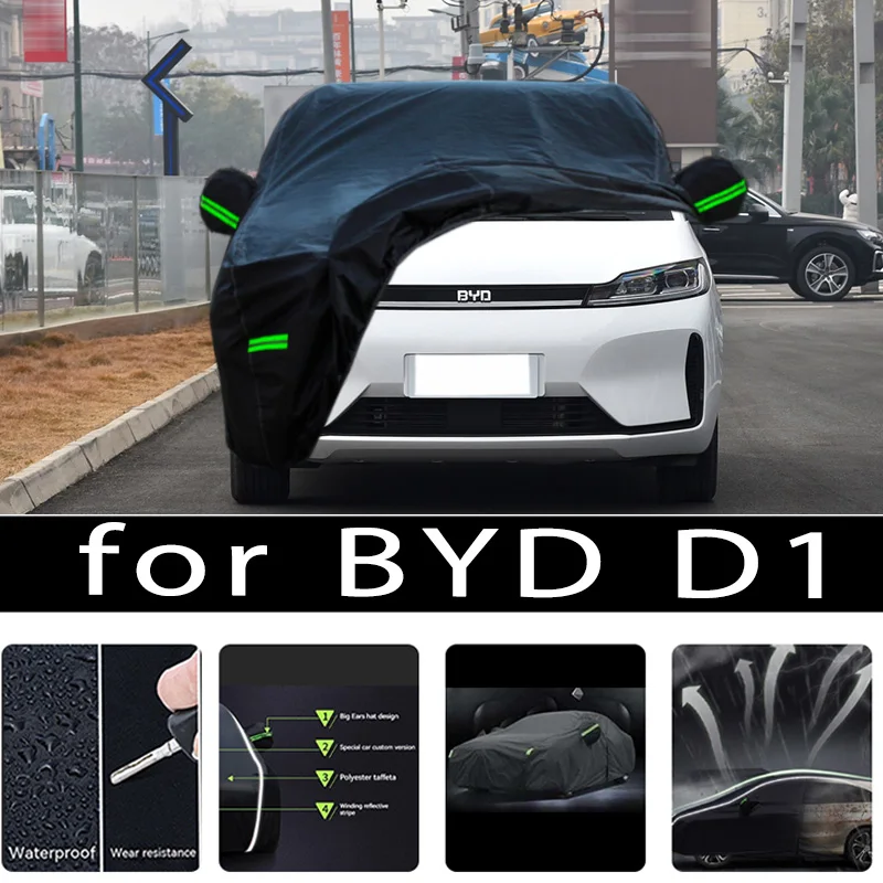 For BYD D1 Car Covers Outdoor Waterproof Sun Rain Snow Protection UV Auto Cover 190T Car Protective Full Covers
For BYD D1 Car Covers Outdoor Waterproof Sun Rain Snow Protection UV Auto Cover 190T Car Protective Full Covers