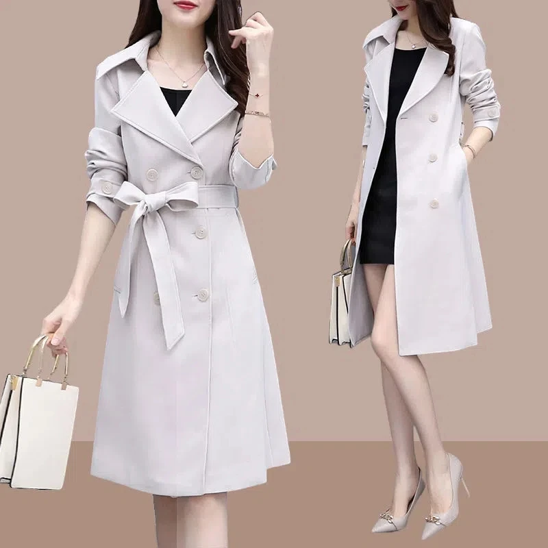 Trench Coat Women Clothing 2022 Spring Autumn New Fashion British Style Windbreaker Jacket Female Large Size Long Waist Outwear
Trench Coat Women Clothing 2022 Spring Autumn New Fashion British Style Windbreaker Jacket Female Large Size Long Waist Outwear