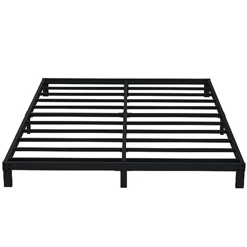 Metal Platform Bed Frame Queen Size Steel Slats Easy Assembly Black Heavy Duty 6 Inch Mattress Support Noise Free Design
Metal Platform Bed Frame Queen Size Steel Slats Easy Assembly Black Heavy Duty 6 Inch Mattress Support Noise Free Design