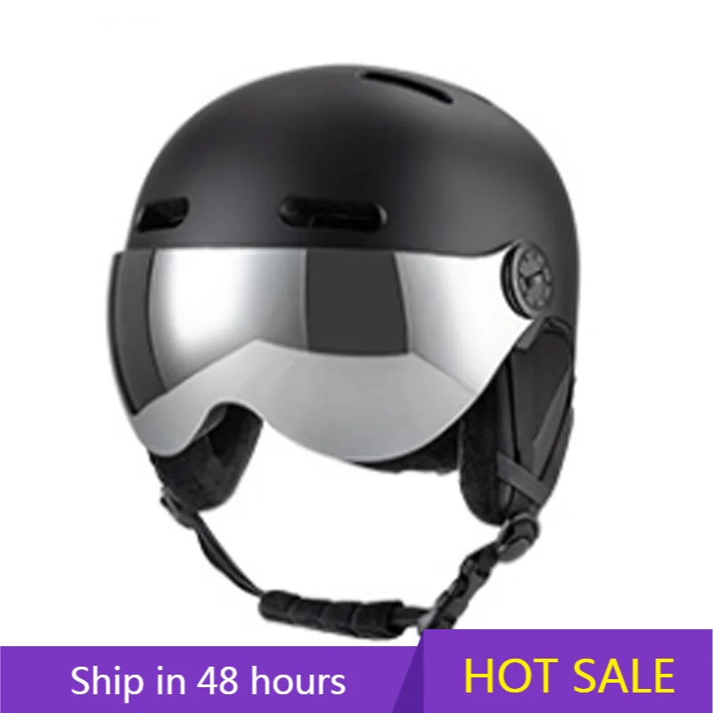 POWER LEAP New Outdoor Sports Ski Helmet and Snow Goggles Integrated Model for Both Men and Women Ski, Snowboarding Helmet, Sing
POWER LEAP New Outdoor Sports Ski Helmet and Snow Goggles Integrated Model for Both Men and Women Ski, Snowboarding Helmet, Sing