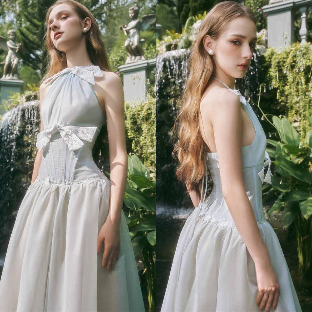 Customized Fashion Jersey Evening Dress Exquisite Halter Bow Prom Dresses Temperament Sleeveless Special Occasion Gowns
Customized Fashion Jersey Evening Dress Exquisite Halter Bow Prom Dresses Temperament Sleeveless Special Occasion Gowns