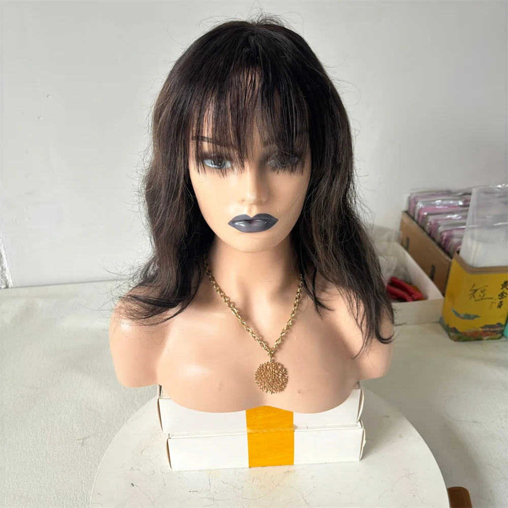 Cheap Natural Wig Human Hair Wigs with Bangs 16Inch 200% Density Chocolate Brown Loose Wave HD Lace Wigs for Black Women
Cheap Natural Wig Human Hair Wigs with Bangs 16Inch 200% Density Chocolate Brown Loose Wave HD Lace Wigs for Black Women