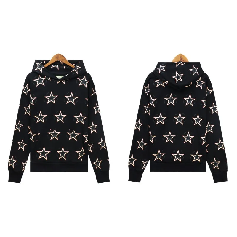 Men's And Women's Five Pointed Star Printed Long Sleeved Hooded Shirt Street Fashion Loose Round Neck Oversized Sports Shirt
Men's And Women's Five Pointed Star Printed Long Sleeved Hooded Shirt Street Fashion Loose Round Neck Oversized Sports Shirt