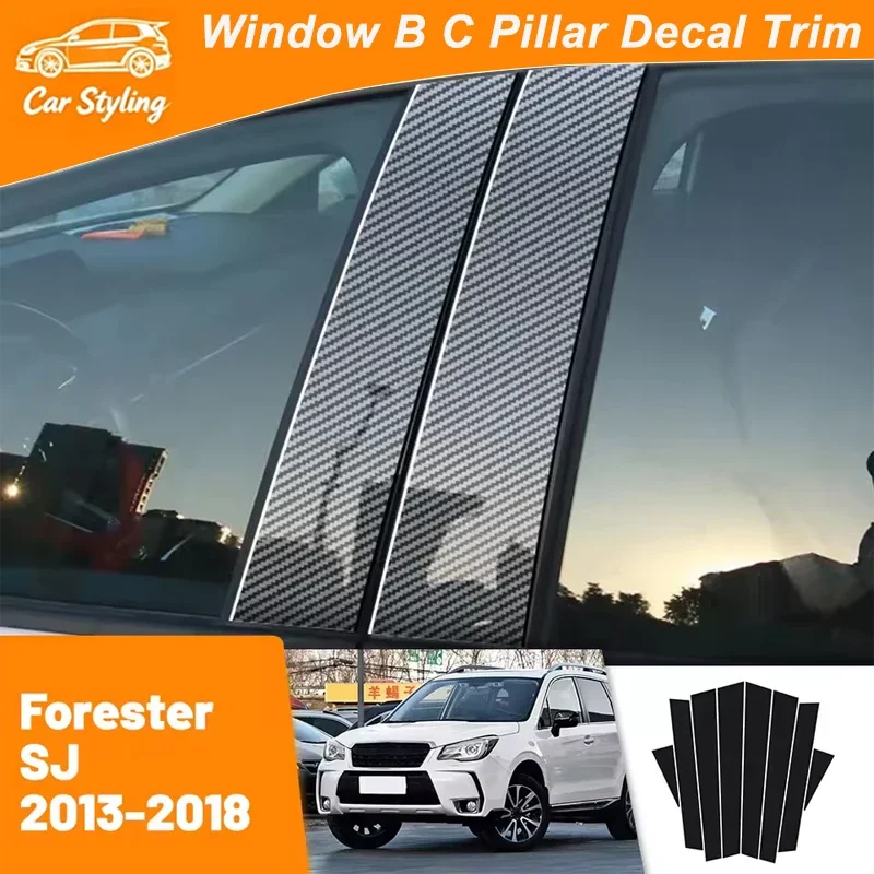 For Subaru Forester SJ MK4 2013-2018 2014 2015 2016 2017 Carbon Fiber Window Door Column Deal B C Pillar Post Cover Trim Sticker
For Subaru Forester SJ MK4 2013-2018 2014 2015 2016 2017 Carbon Fiber Window Door Column Deal B C Pillar Post Cover Trim Sticker