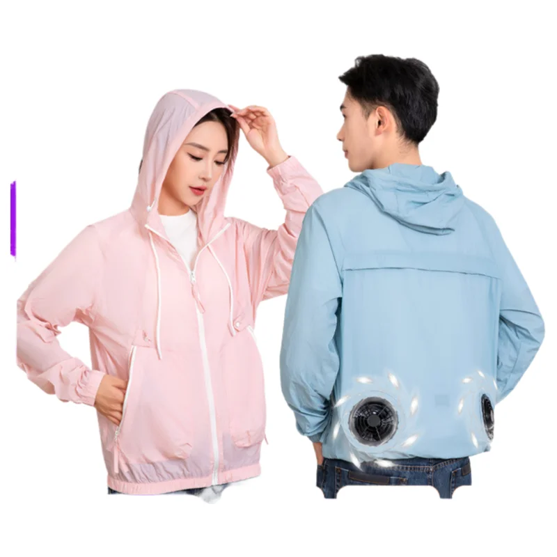 Summer Air Conditioning Room Clothes Outdoor Sun-Protective Clothing Cooling Cooling Fan Wind Shield Cooling Jacket Long-Sleeve
Summer Air Conditioning Room Clothes Outdoor Sun-Protective Clothing Cooling Cooling Fan Wind Shield Cooling Jacket Long-Sleeve
