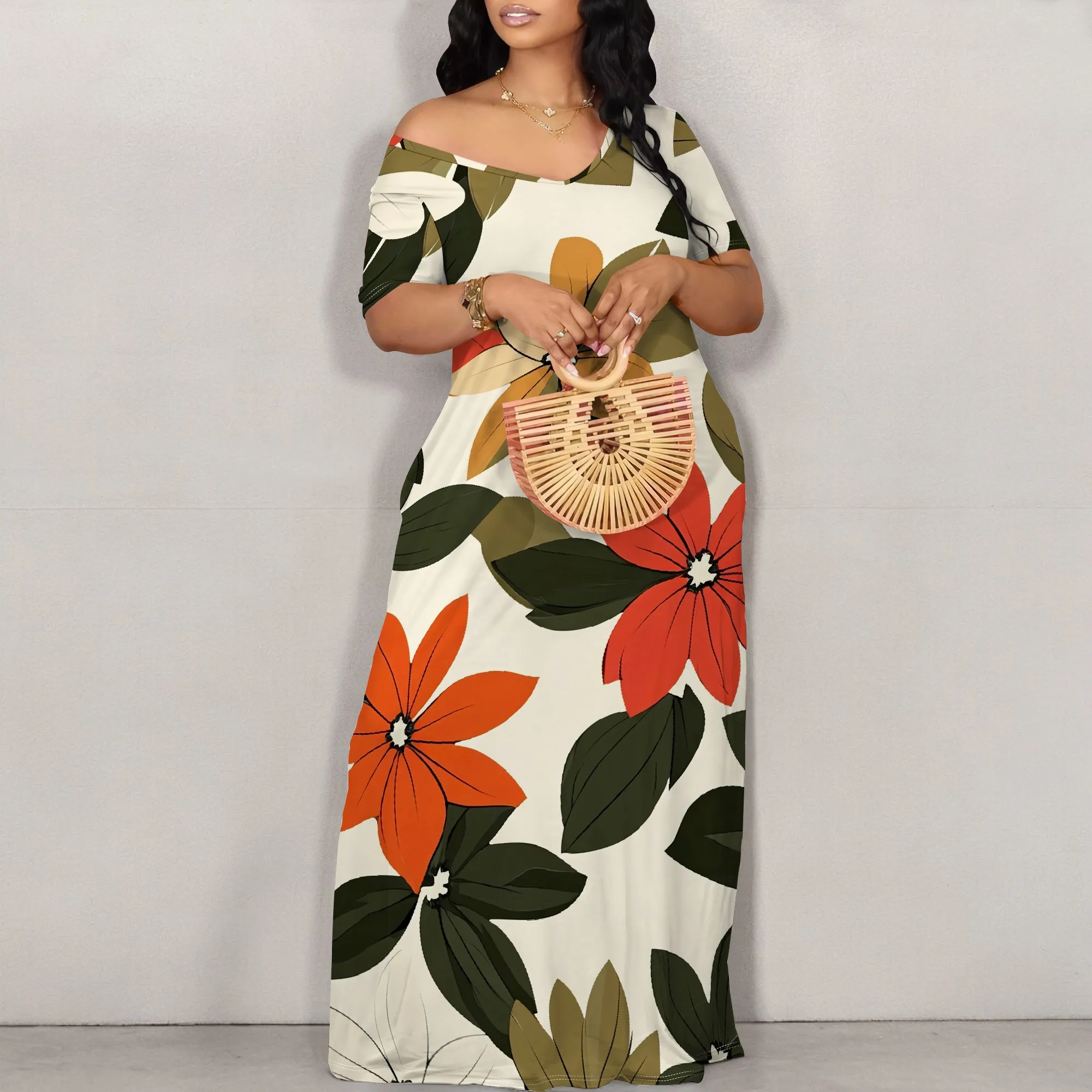 Women's Sexy Off Shoulder Backless Bodycon Long Maxi Dress Fashion Denim Printed High Split Casual Party Dress
Women's Sexy Off Shoulder Backless Bodycon Long Maxi Dress Fashion Denim Printed High Split Casual Party Dress