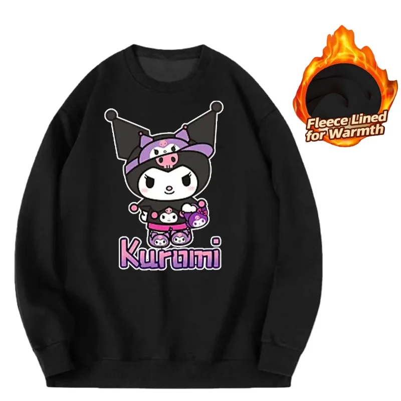 Sanrio Series Printed Crew Neck Long-Sleeve Top, Cute and Warm Fleece-Lined Crew Neck Long-Sleeve T-Shirt, 100% Cotton
Sanrio Series Printed Crew Neck Long-Sleeve Top, Cute and Warm Fleece-Lined Crew Neck Long-Sleeve T-Shirt, 100% Cotton