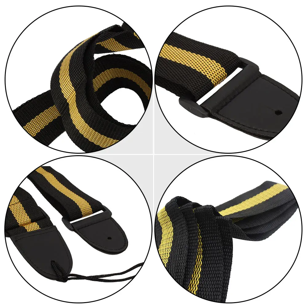 2pcs Guitar Strap Belt Adjustable Cotton PU Material Assorted Colors Lanyard Bass Accessories Comfortable Shoulder Pressure
2pcs Guitar Strap Belt Adjustable Cotton PU Material Assorted Colors Lanyard Bass Accessories Comfortable Shoulder Pressure