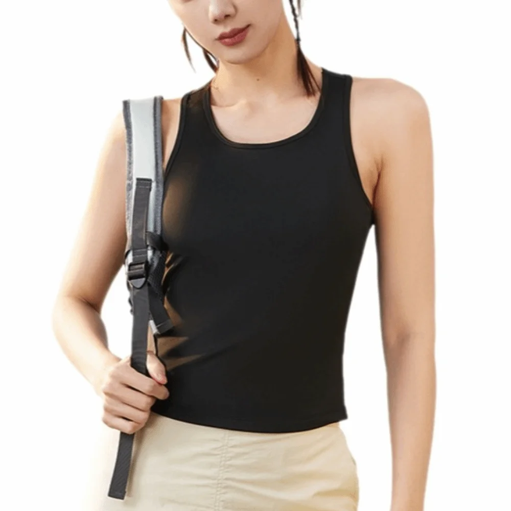 Anti-Light Yoga Vest Non-Running Cup Integrated Style Tight Body Vest Breathable Comfortable Sports Vest Sports Activities 
Anti-Light Yoga Vest Non-Running Cup Integrated Style Tight Body Vest Breathable Comfortable Sports Vest Sports Activities