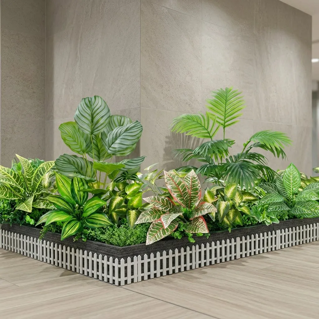 Simulated Plant Landscaping UV-Resistant Artificial Flower Combination Fake Green Plant Courtyard Garden Front Porch Home Decor
Simulated Plant Landscaping UV-Resistant Artificial Flower Combination Fake Green Plant Courtyard Garden Front Porch Home Decor