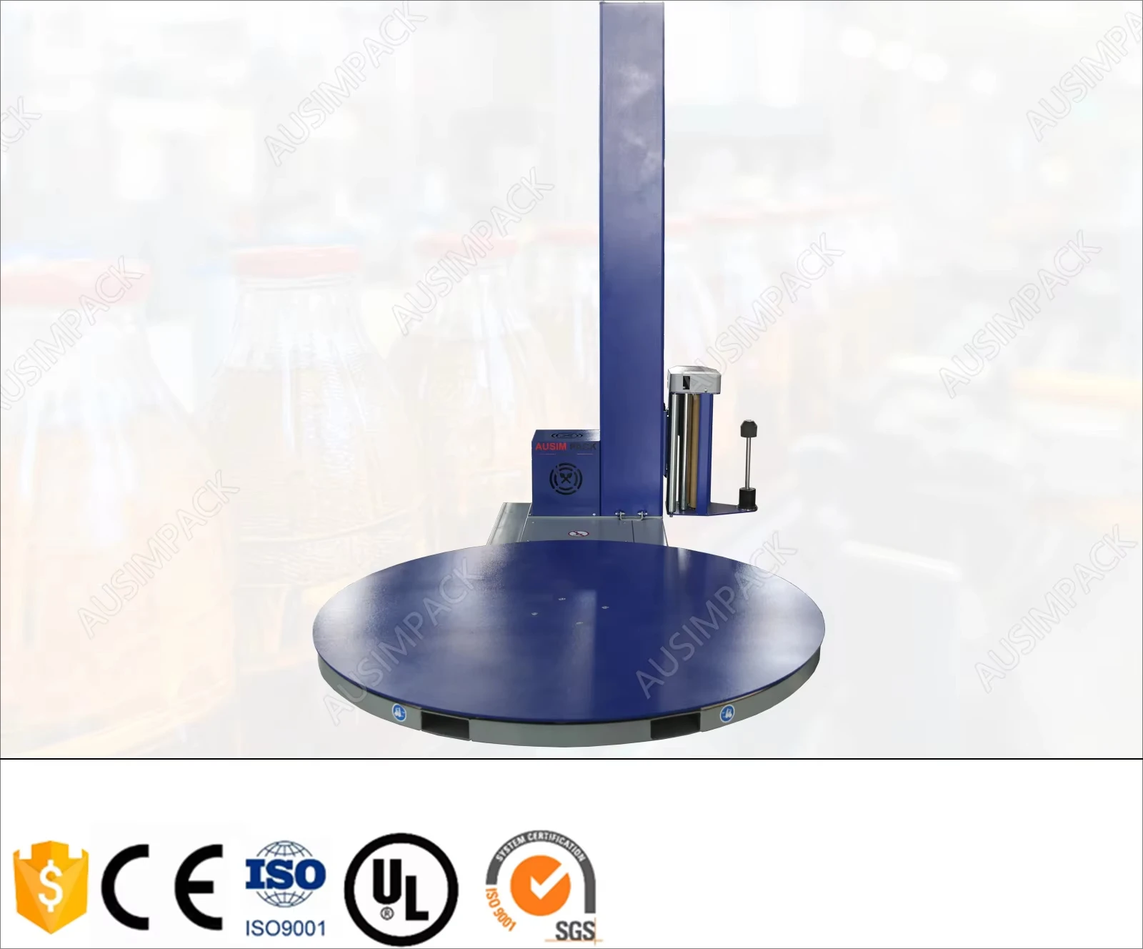 High Quality Custom Grade Heavy Loaded Aluminum Profile Cage Sofa Pallet Pre-Stretch Wrapping Machine
High Quality Custom Grade Heavy Loaded Aluminum Profile Cage Sofa Pallet Pre-Stretch Wrapping Machine