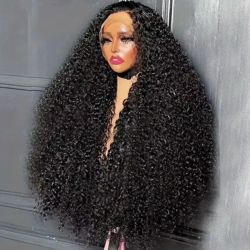 Jerry Curly Glueless Wigs 250% Bouncy Kinky Curly Brazilian Virgin Human Hair Wigs 13x6 Invisible HD Lace Front Wigs Pre Plucked Pre Bleached Natural Black Deep Curly Lace Wigs With Baby Hair Melt Skin Transparent Lace Frontal Wig
Jerry Curly Glueless Wigs 250% Bouncy Kinky Curly Brazilian Virgin Human Hair Wigs 13x6 Invisible HD Lace Front Wigs Pre Plucked Pre Bleached Natural Black Deep Curly Lace Wigs With Baby Hair Melt Skin Transparent Lace Frontal Wig