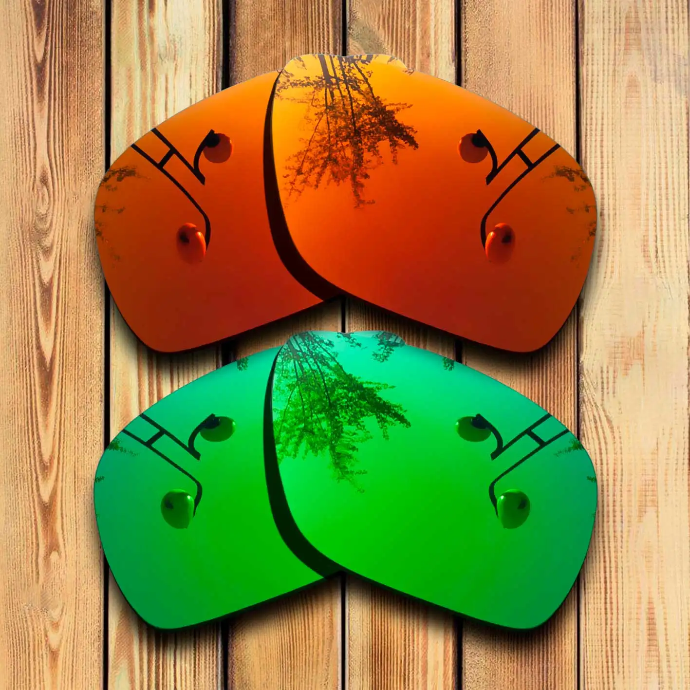 100% Precisely Cut Polarized Replacement Lenses for Breadbox Sunglasses Red& Green Combine Options
100% Precisely Cut Polarized Replacement Lenses for Breadbox Sunglasses Red& Green Combine Options