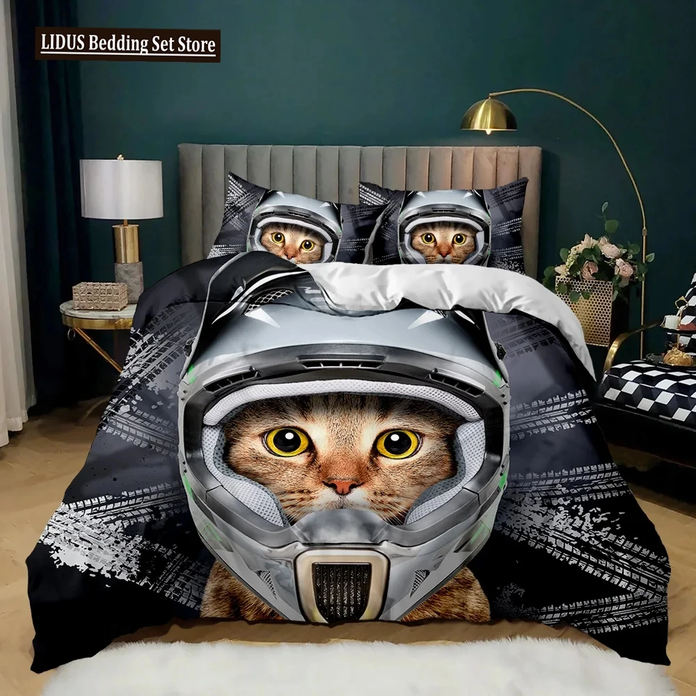 Cats Duvet Cover Set Twin For Girl Boys Cute Cat Pattern Bedding Set 3D Cat Comforter Cover Animal 2/3pcs Polyester Quilt Cover
Cats Duvet Cover Set Twin For Girl Boys Cute Cat Pattern Bedding Set 3D Cat Comforter Cover Animal 2/3pcs Polyester Quilt Cover