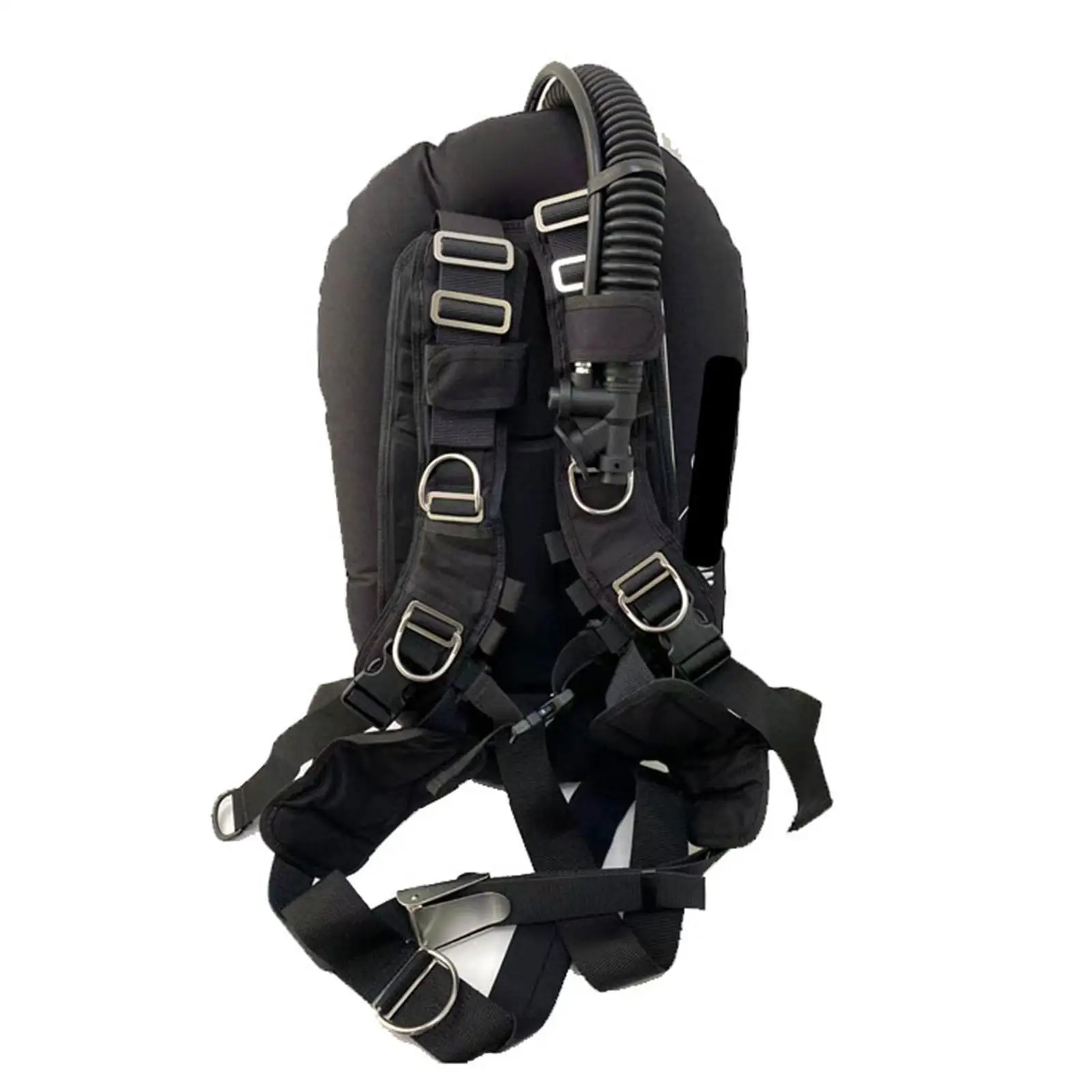 Scuba Diving Backplate Harness System Durable Nylon Stainless Steel D Rings for Technical Underwater Diving Equipment
Scuba Diving Backplate Harness System Durable Nylon Stainless Steel D Rings for Technical Underwater Diving Equipment