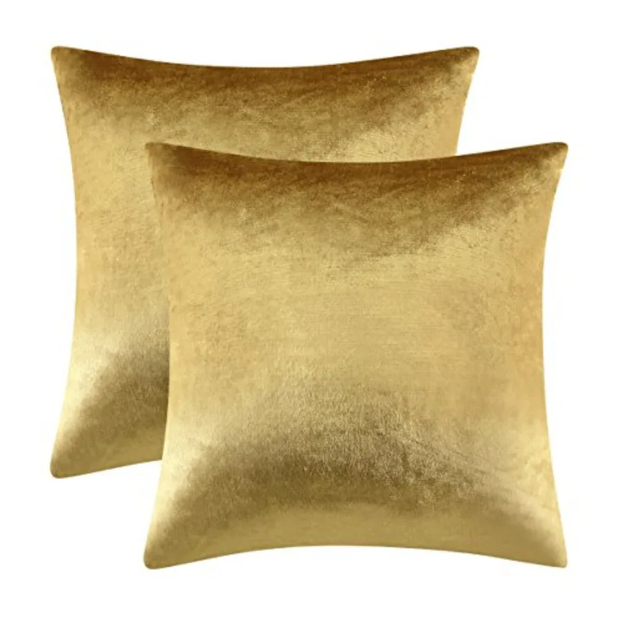 Velvet Decorative Throw Pillow Covers, 18x18 Pillow Covers for Couch Sofa Bed 2 Pack Soft Cushion Covers
Velvet Decorative Throw Pillow Covers, 18x18 Pillow Covers for Couch Sofa Bed 2 Pack Soft Cushion Covers