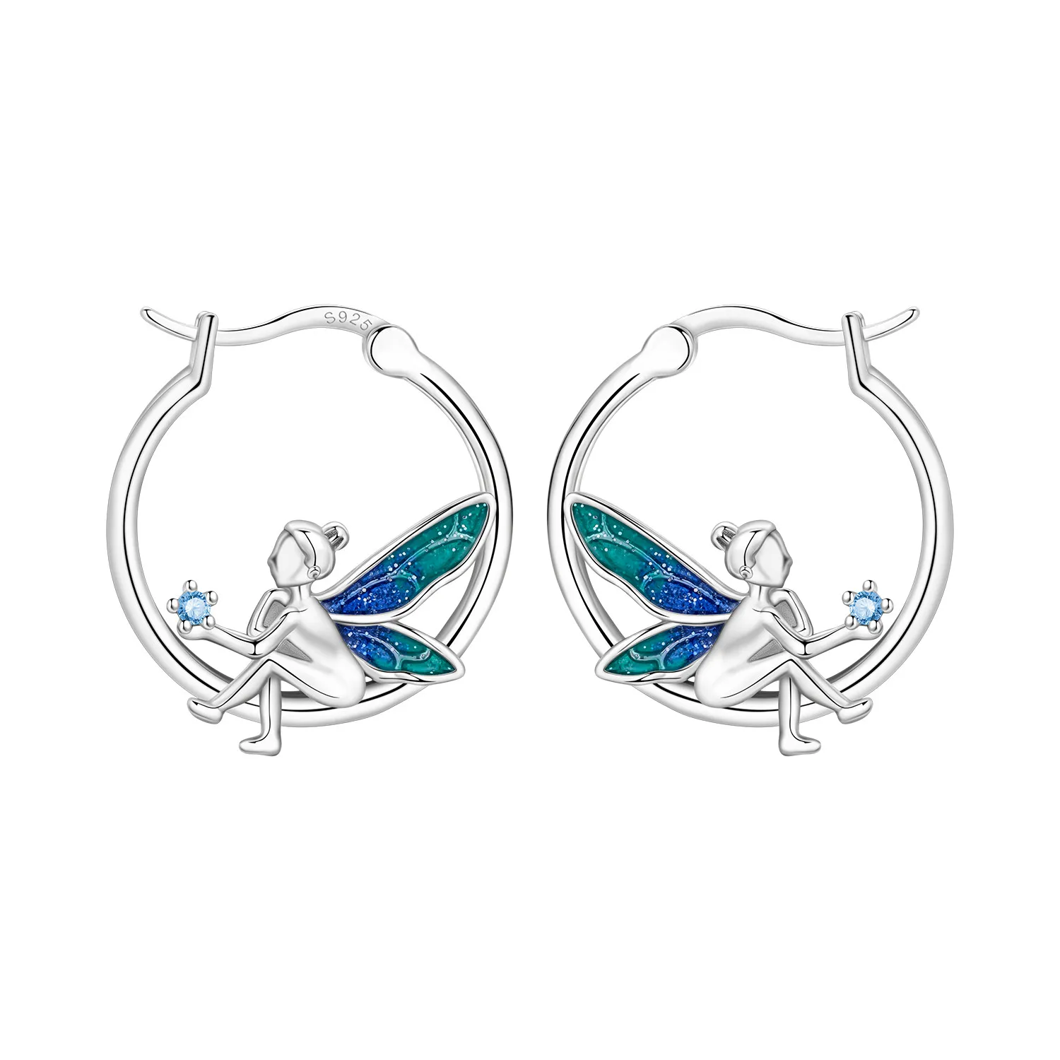 Orstarry Original 925 Sterling Silver Elf Wings Girl Earrings Women Hoop Earring Anniversary Jewelry Trendy Gifts
Orstarry Original 925 Sterling Silver Elf Wings Girl Earrings Women Hoop Earring Anniversary Jewelry Trendy Gifts