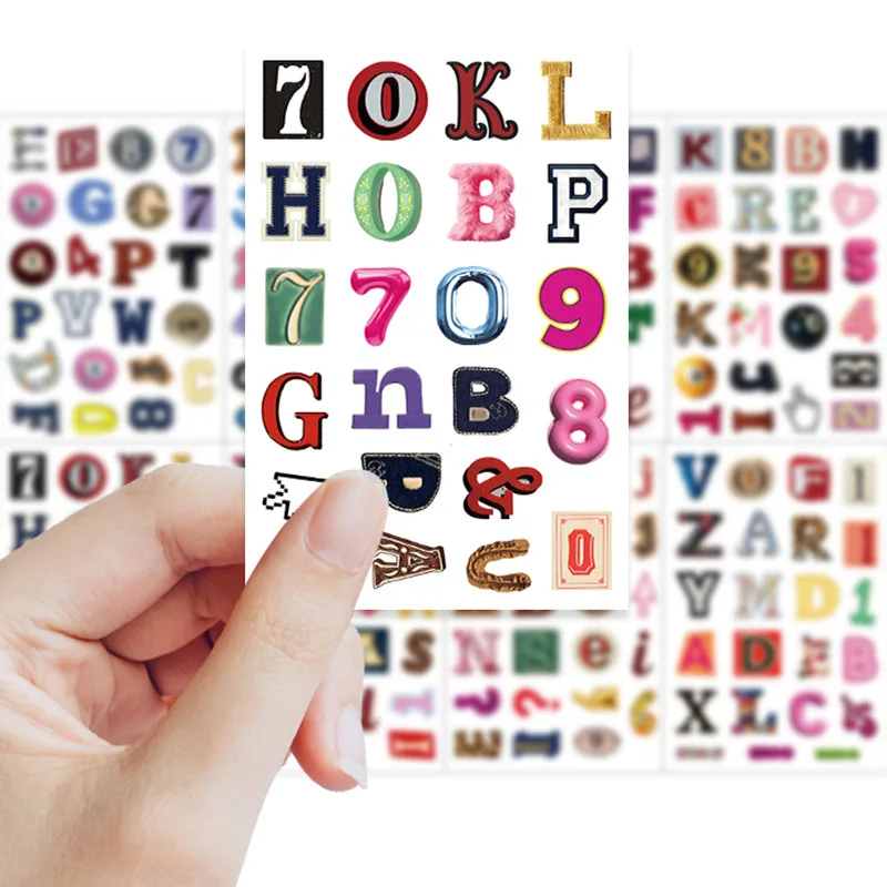 8/16Sheets Alphabet Number Graffiti Stickers Exquisite Fashion DIY Toys Secret for Bottle Scrapbook Travel Bag Aesthetic Decals
8/16Sheets Alphabet Number Graffiti Stickers Exquisite Fashion DIY Toys Secret for Bottle Scrapbook Travel Bag Aesthetic Decals