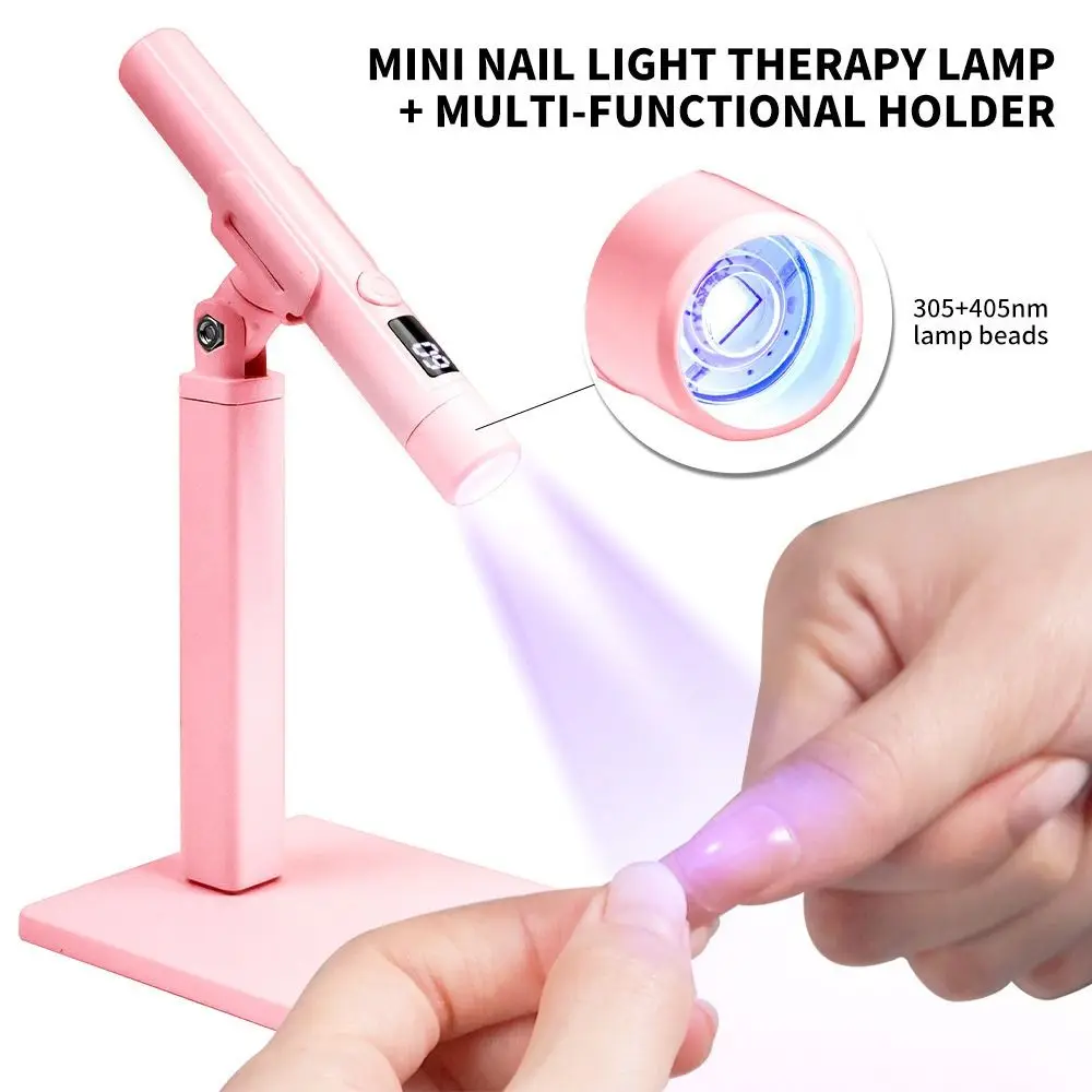 Nails Art Tools Quick Dry Nail Dryer Stand Lamp USB with Bracket Mini UV Curing Light Rotatable Portable Gel Polish Dryer Travel
Nails Art Tools Quick Dry Nail Dryer Stand Lamp USB with Bracket Mini UV Curing Light Rotatable Portable Gel Polish Dryer Travel