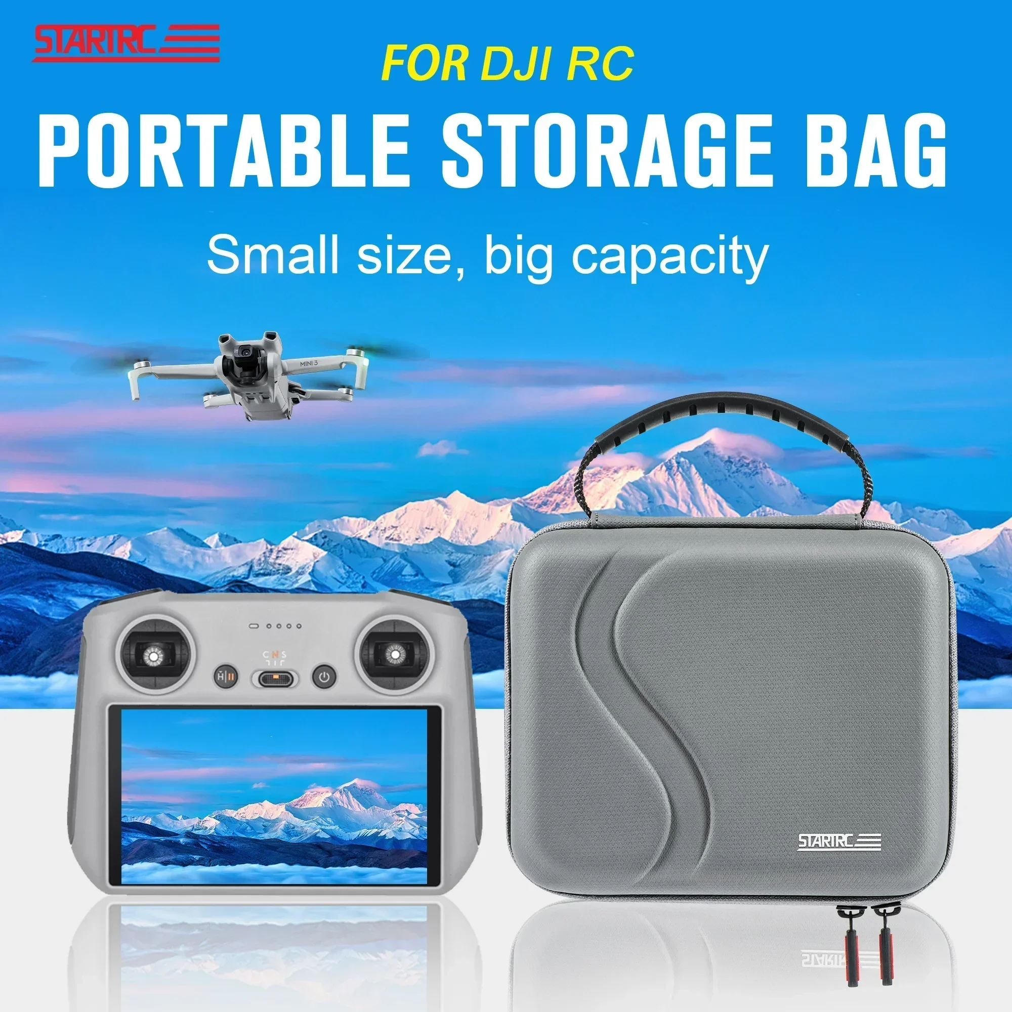 For DJI Mavci 3 Classic/Air 2S/Mini 3 Drone DJI RC Screen Remote Controller Storage Bag Handbag Protective Box Guard Accessories
For DJI Mavci 3 Classic/Air 2S/Mini 3 Drone DJI RC Screen Remote Controller Storage Bag Handbag Protective Box Guard Accessories