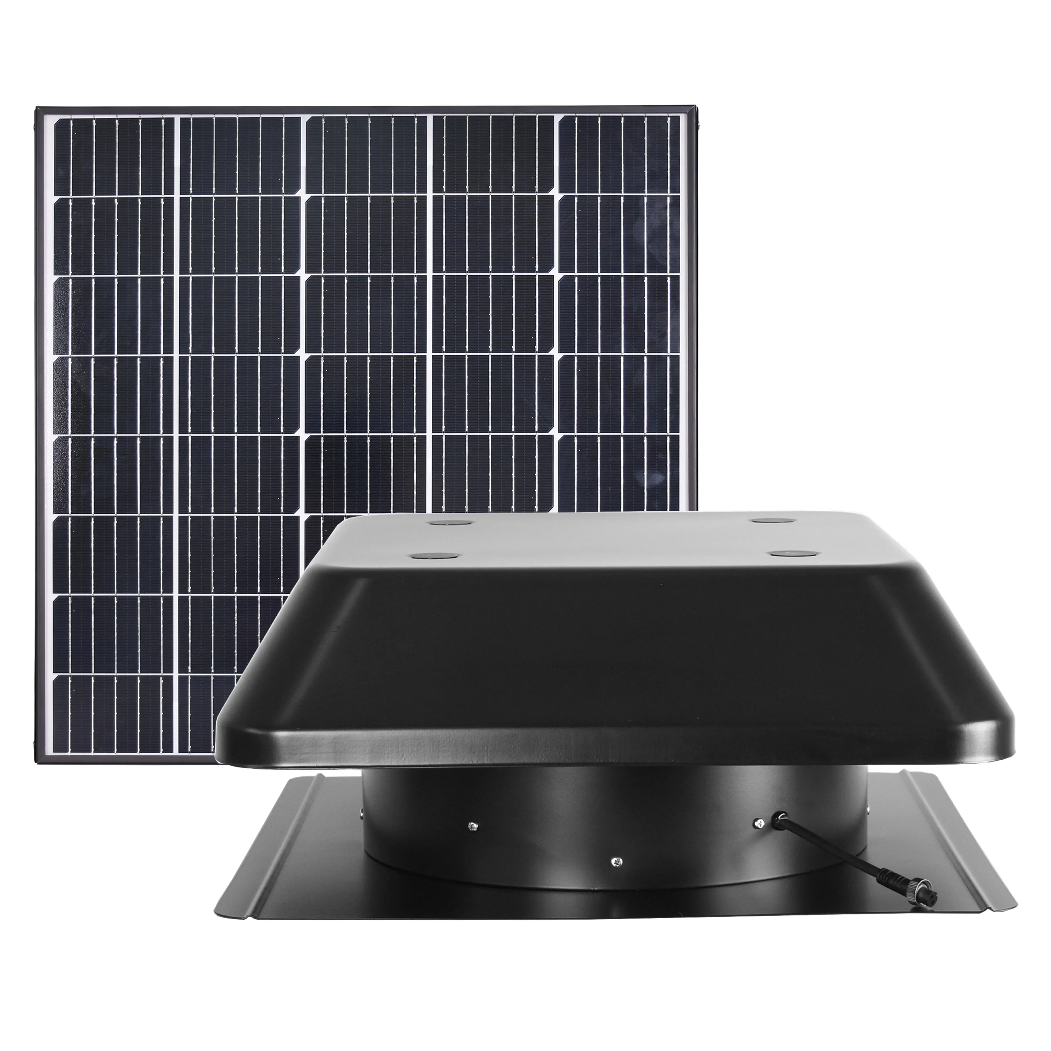 Wholesale Greenhouse Warehouse Solar Powered 14" 50W Gable Attic Exhaust Fan Extractor Roof Wind Turbine Ventilation Fan
Wholesale Greenhouse Warehouse Solar Powered 14" 50W Gable Attic Exhaust Fan Extractor Roof Wind Turbine Ventilation Fan