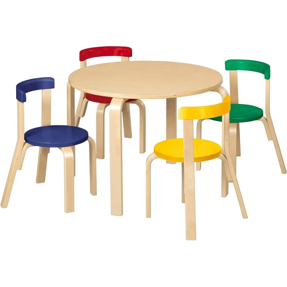 Bentwood Kids Table and Chairs Set, Kids urniture, Assorted, 5-Piece
Bentwood Kids Table and Chairs Set, Kids urniture, Assorted, 5-Piece