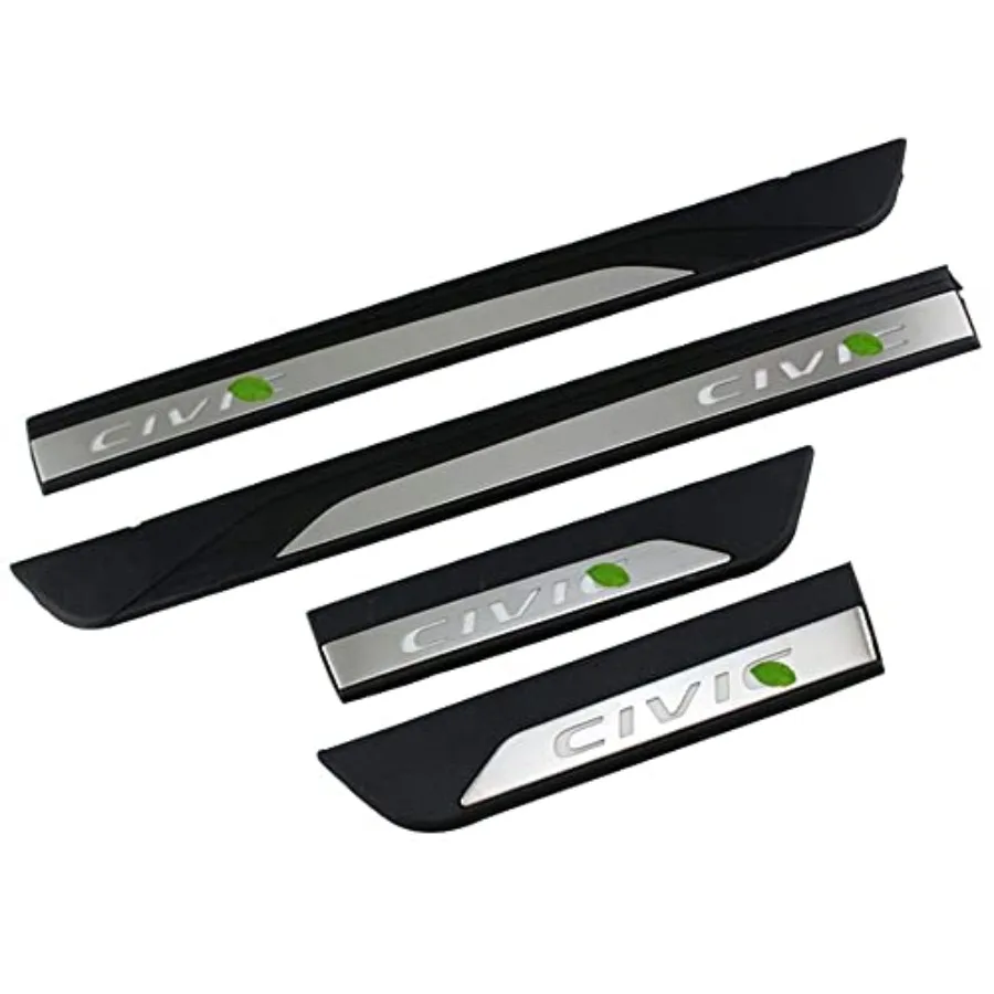Stainless Steel Door Sill Scuff Plate Guard Sills Door Entry Guard Protector Trim Autoparts Accessories 4PCS For Honda 10th Civ
Stainless Steel Door Sill Scuff Plate Guard Sills Door Entry Guard Protector Trim Autoparts Accessories 4PCS For Honda 10th Civ