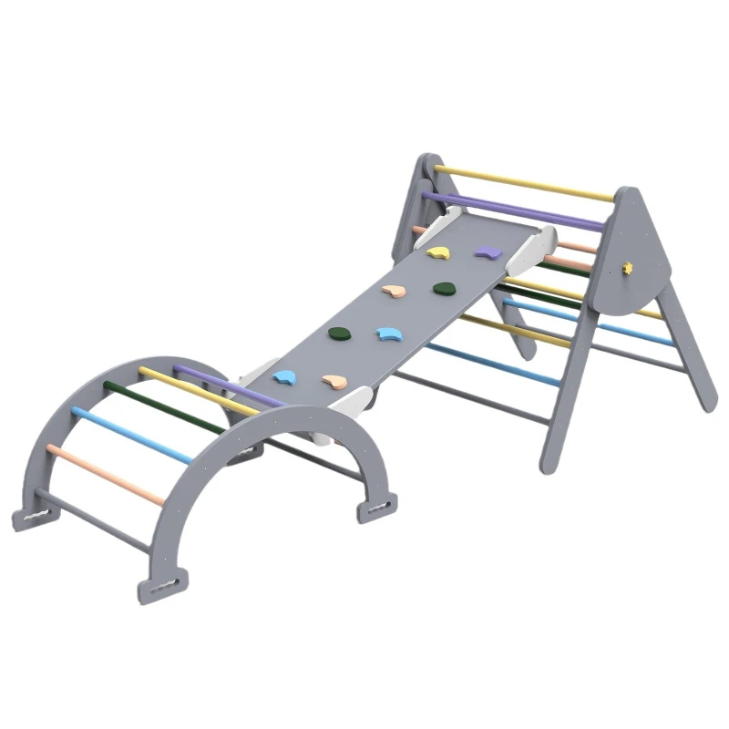 Wooden home children's indoor climbing frame, sports climbing slide, family parent-child interactive climbing ladder
Wooden home children's indoor climbing frame, sports climbing slide, family parent-child interactive climbing ladder