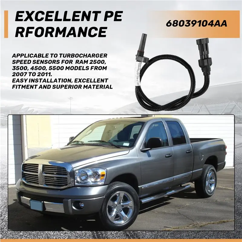 Turbo Speed Sensor 68039104AA For Dodge Ram 2007- 2011 2500 3500 4500 5500 6.7L Diesel Englie Engine Car Parts
Turbo Speed Sensor 68039104AA For Dodge Ram 2007- 2011 2500 3500 4500 5500 6.7L Diesel Englie Engine Car Parts