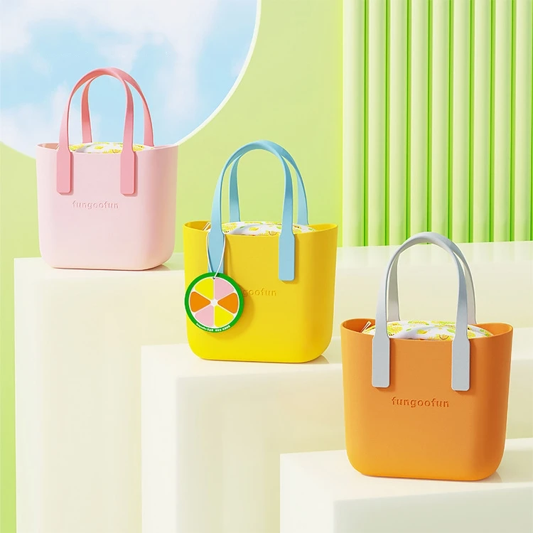 Fungoofun легкая водонепроницаемая сумка из ЭВА, новая квадратная сумка-тоут для взрослых девочек, сумка ярких цветов, большая вместительная сумка-ведро «сделай сам»
Fungoofun легкая водонепроницаемая сумка из ЭВА, новая квадратная сумка-тоут для взрослых девочек, сумка ярких цветов, большая вместительная сумка-ведро «сделай сам»