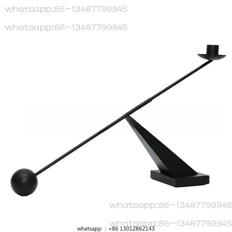 Black candlestick creative simplicity personality geometric lines romantic restaurant candlelight
Black candlestick creative simplicity personality geometric lines romantic restaurant candlelight