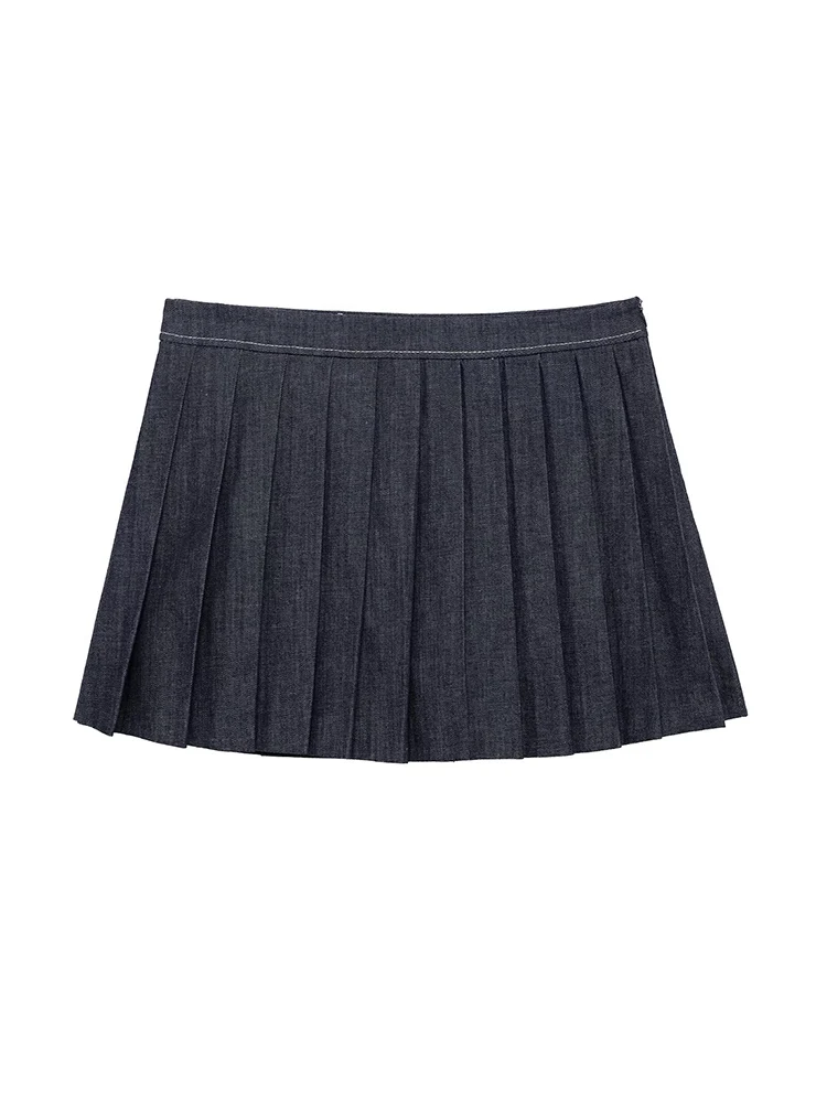 SIYANG Women Fashion Denim Black Pleated Side Zipper Mini Skirts Shorts Vintage High Waist Female Chic Lady Shorts
SIYANG Women Fashion Denim Black Pleated Side Zipper Mini Skirts Shorts Vintage High Waist Female Chic Lady Shorts