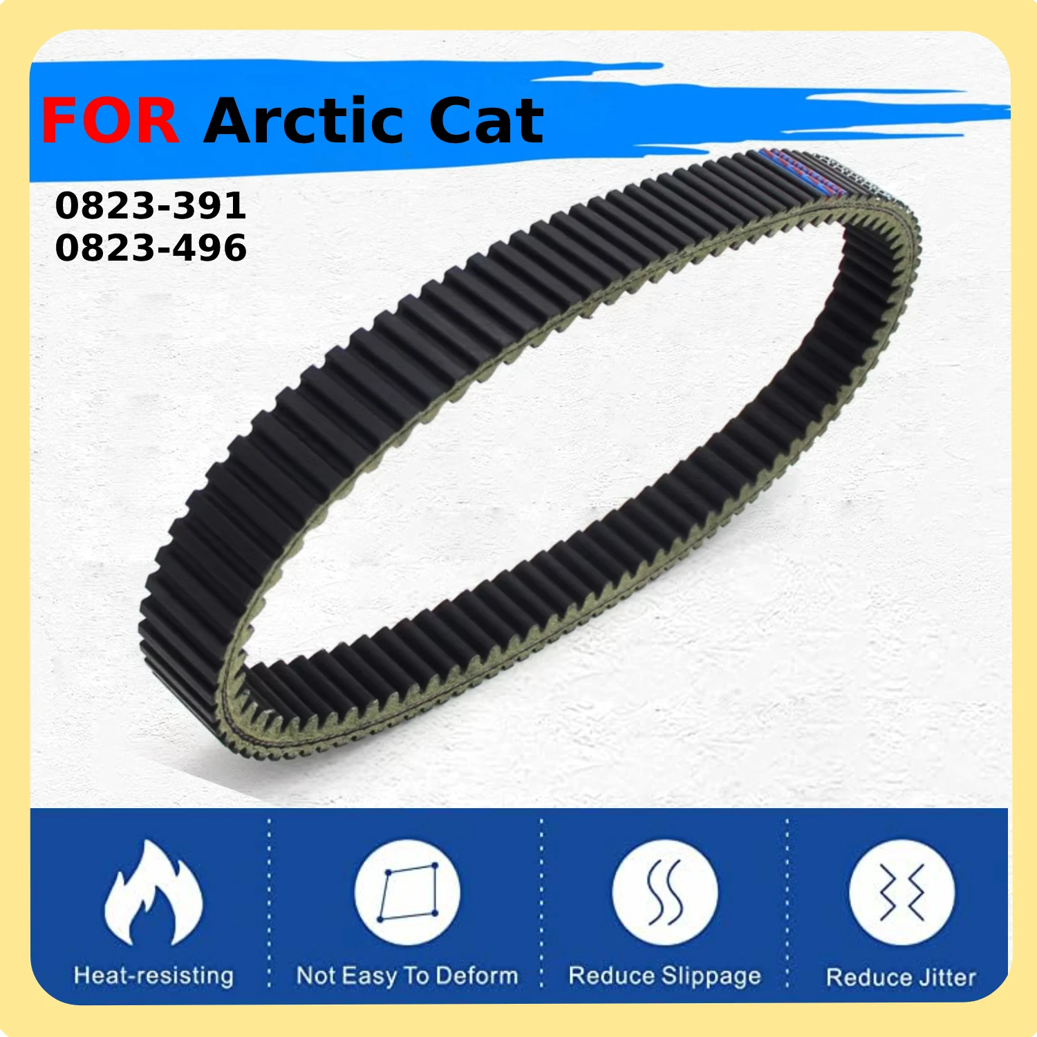 Motorcycle Drive Belt Transfer Belt For Arctic Cat Wildcat X Special Edition EPS International 1000 4X Late 0823-391 0823-496
Motorcycle Drive Belt Transfer Belt For Arctic Cat Wildcat X Special Edition EPS International 1000 4X Late 0823-391 0823-496