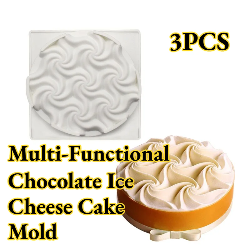 Ice & Ice Cream Tools Center Water Ripple Soft Silicone Mold Multi-functional Baking Chocolate Cheese Parent-Child Interaction
Ice & Ice Cream Tools Center Water Ripple Soft Silicone Mold Multi-functional Baking Chocolate Cheese Parent-Child Interaction