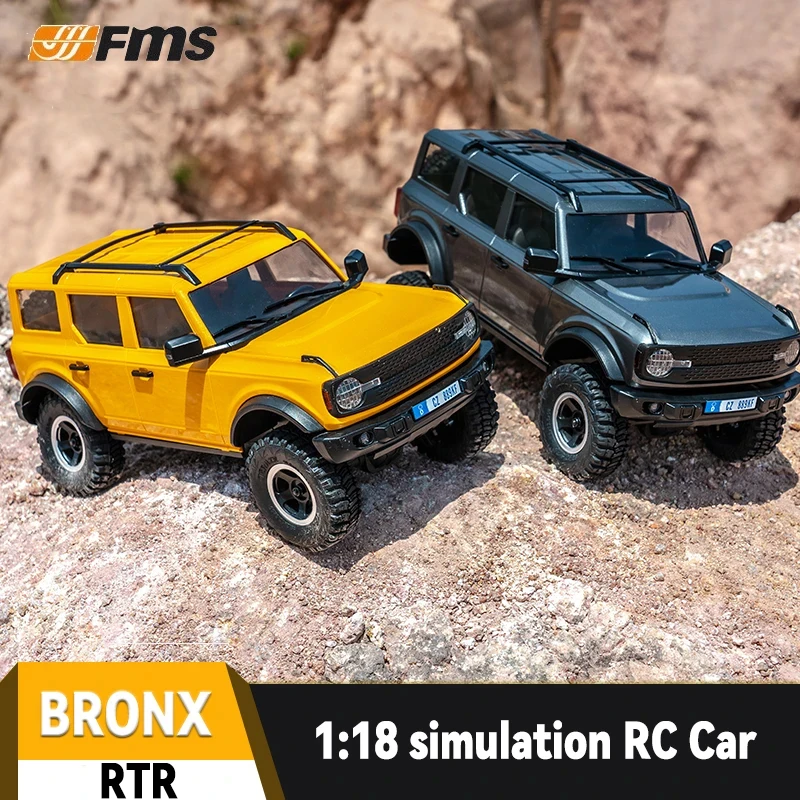Радиоуправляемый автомобиль FMS Bronx 1:18 RTR, 2,4 ГГц, электрическая имитация подъема по бездорожью, модель автомобиля с дистанционным управлением, игрушка для взрослых мальчиков
Радиоуправляемый автомобиль FMS Bronx 1:18 RTR, 2,4 ГГц, электрическая имитация подъема по бездорожью, модель автомобиля с дистанционным управлением, игрушка для взрослых мальчиков