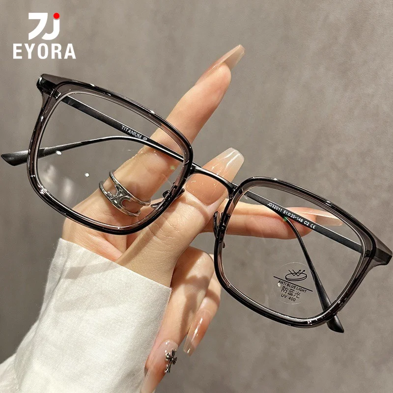 EYORA Casual Style Square Reading Glasses for Women Anti Blue Light Photochromic Glasses Optical Lenses with Prescription
EYORA Casual Style Square Reading Glasses for Women Anti Blue Light Photochromic Glasses Optical Lenses with Prescription