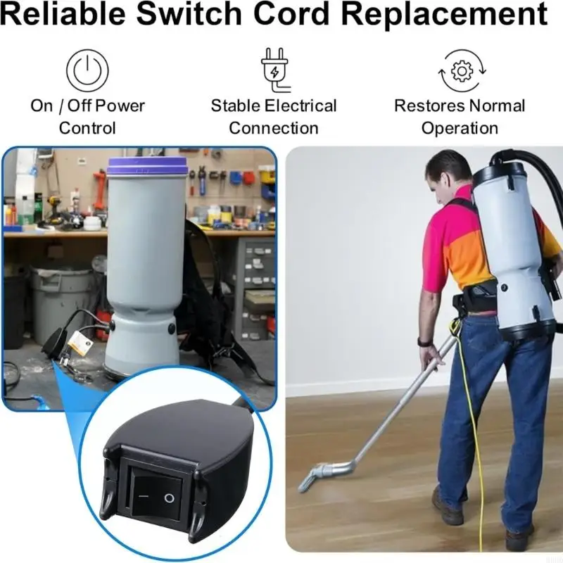 2PCS Replacement Power Cord Part for 101610 & 100641 Switches Cord and Power Cord Backpack Vacuum Cleaner Accessories H8WD
2PCS Replacement Power Cord Part for 101610 & 100641 Switches Cord and Power Cord Backpack Vacuum Cleaner Accessories H8WD