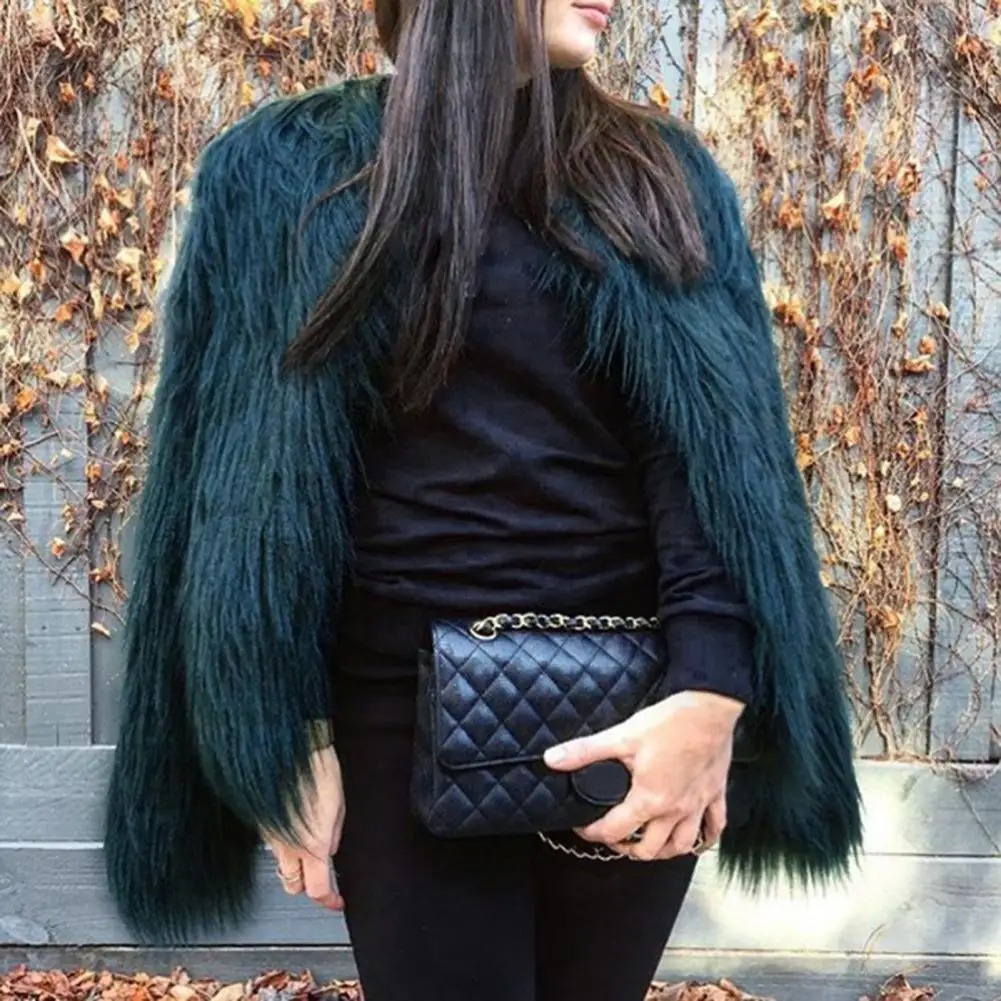 Осенне-зимнее женское пальто, теплое свободное пальто, однотонное плюшевое пальто, женская меховая куртка, уличная пушистая верхняя одежда с открытой передней частью
Осенне-зимнее женское пальто, теплое свободное пальто, однотонное плюшевое пальто, женская меховая куртка, уличная пушистая верхняя одежда с открытой передней частью