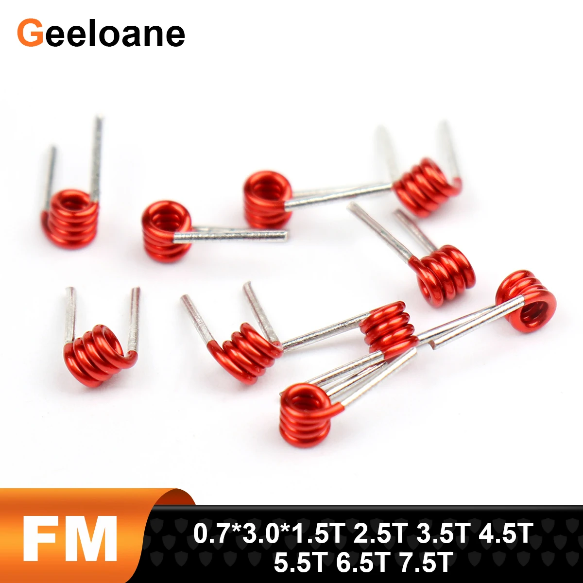 20Pcs Coilcraft Inductor Copper Wire Hollow Coil Remote Control FM Inductance 0.7*3.0*1.5T 2.5T 3.5T 4.5T 5.5T 6.5T 7.5T
20Pcs Coilcraft Inductor Copper Wire Hollow Coil Remote Control FM Inductance 0.7*3.0*1.5T 2.5T 3.5T 4.5T 5.5T 6.5T 7.5T