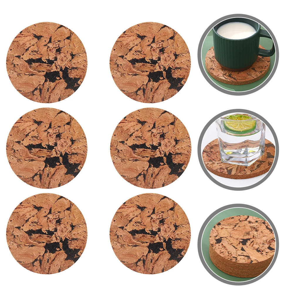 6pcs Reusable Cork Coasters Heat Resistant Non-Slip Tabletop Protector For Home Coffee Shop Office Decorative Cup Mat
6pcs Reusable Cork Coasters Heat Resistant Non-Slip Tabletop Protector For Home Coffee Shop Office Decorative Cup Mat