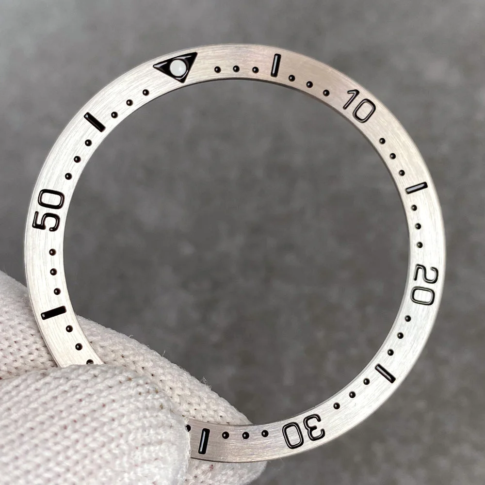 Flat 38mm*31.5mm Silver Steel Bezel Ring insert for SKX007 3.8 Diver Mechanical Watch Replacement Watch Parts
Flat 38mm*31.5mm Silver Steel Bezel Ring insert for SKX007 3.8 Diver Mechanical Watch Replacement Watch Parts