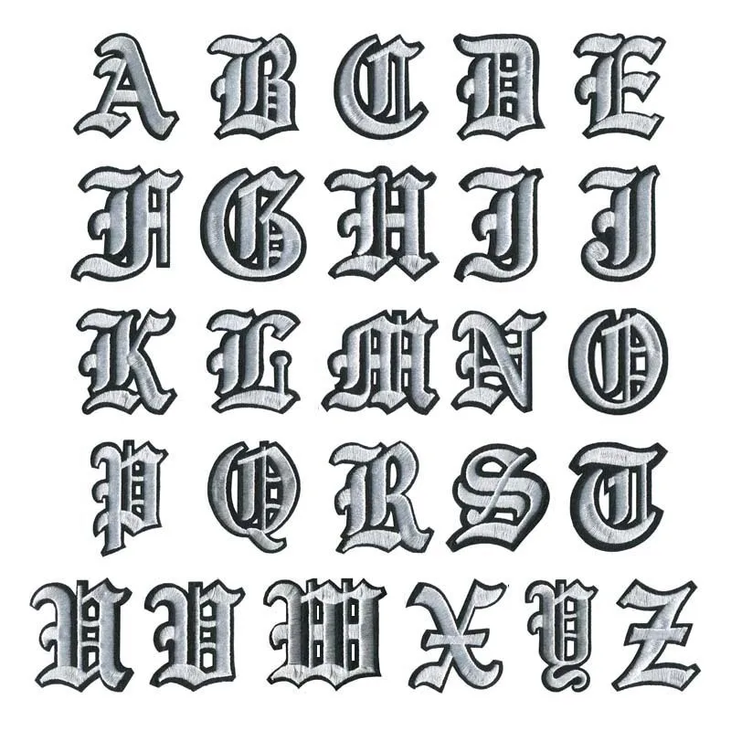 100pcs/Lot Vintage Embroidery Patch Creative Letter Red Silver Golden Black Jersey Bag Shirt Clothing Decoration Craft Applique
100pcs/Lot Vintage Embroidery Patch Creative Letter Red Silver Golden Black Jersey Bag Shirt Clothing Decoration Craft Applique