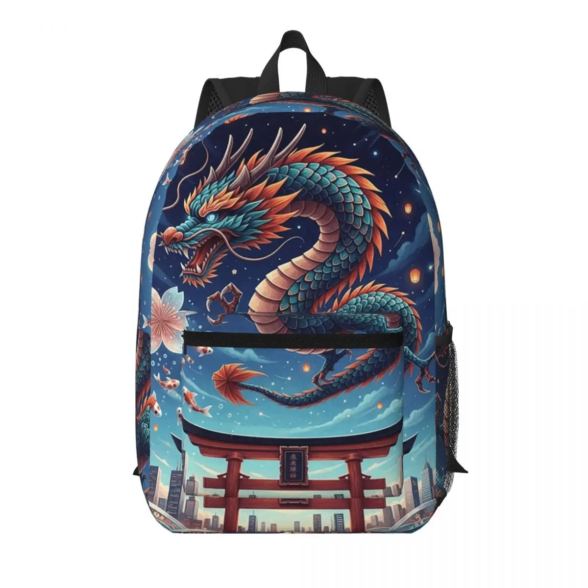 Celestial Dragon Over Tokyo Fantasy Urban Japan Art Student Backpack School Bag Hiking Travel Daypack Bookbag Shoulder Bags
Celestial Dragon Over Tokyo Fantasy Urban Japan Art Student Backpack School Bag Hiking Travel Daypack Bookbag Shoulder Bags