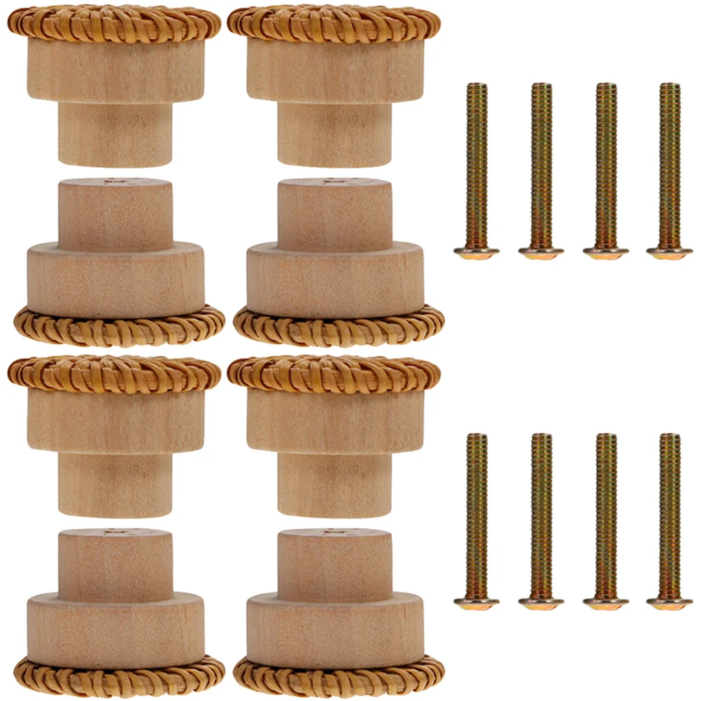 8Pcs Wood Rattan Weaving Door Handles Durable Mushroom Style Cabinet Drawer Pulls Furniture Replacement Hardware
8Pcs Wood Rattan Weaving Door Handles Durable Mushroom Style Cabinet Drawer Pulls Furniture Replacement Hardware