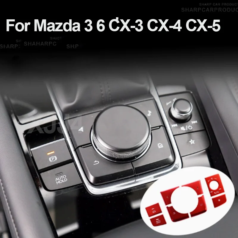 7PCS Aluminum Electronic Parking Brake Automatic Parking Button Cover for Mazda3 6 CX-3 CX-4 CX-5 CX-30 Axela Atenza Accessories
7PCS Aluminum Electronic Parking Brake Automatic Parking Button Cover for Mazda3 6 CX-3 CX-4 CX-5 CX-30 Axela Atenza Accessories