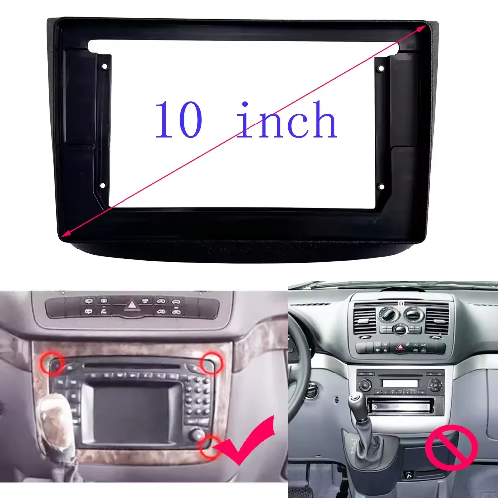 10.1 inch Android Multimedia GPS Auto Radio Frame For Mercedes Benz Vito Viano W639 2004-2015
10.1 inch Android Multimedia GPS Auto Radio Frame For Mercedes Benz Vito Viano W639 2004-2015