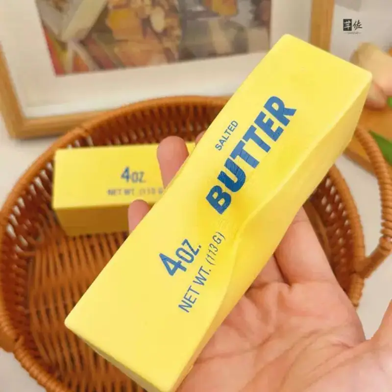 1psc/2psc Antistress Butter Stick Stress & Anxiety Relief Fidget Toys Slow Rising Squishy Squeeze Elastic Cheese Stick Prank Toy
1psc/2psc Antistress Butter Stick Stress & Anxiety Relief Fidget Toys Slow Rising Squishy Squeeze Elastic Cheese Stick Prank Toy