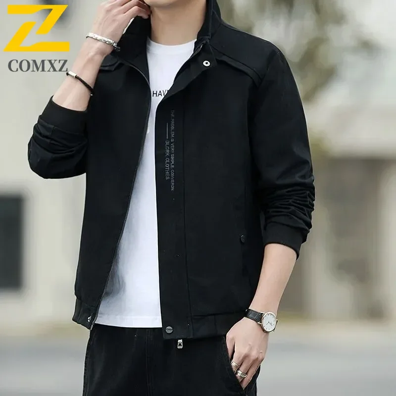 Autumn Motorcycle Jacket Men's Retro Fashionable Loose Stand Collar Coat Men's Clothing Casual Harajuku Windproof Cargo Jacket
Autumn Motorcycle Jacket Men's Retro Fashionable Loose Stand Collar Coat Men's Clothing Casual Harajuku Windproof Cargo Jacket